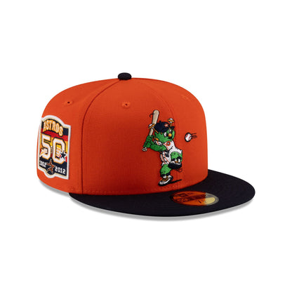 Houston Astros Mascot Orange 59FIFTY Fitted Hat