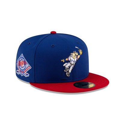 Texas Rangers Mascot Blue 59FIFTY Fitted Hat