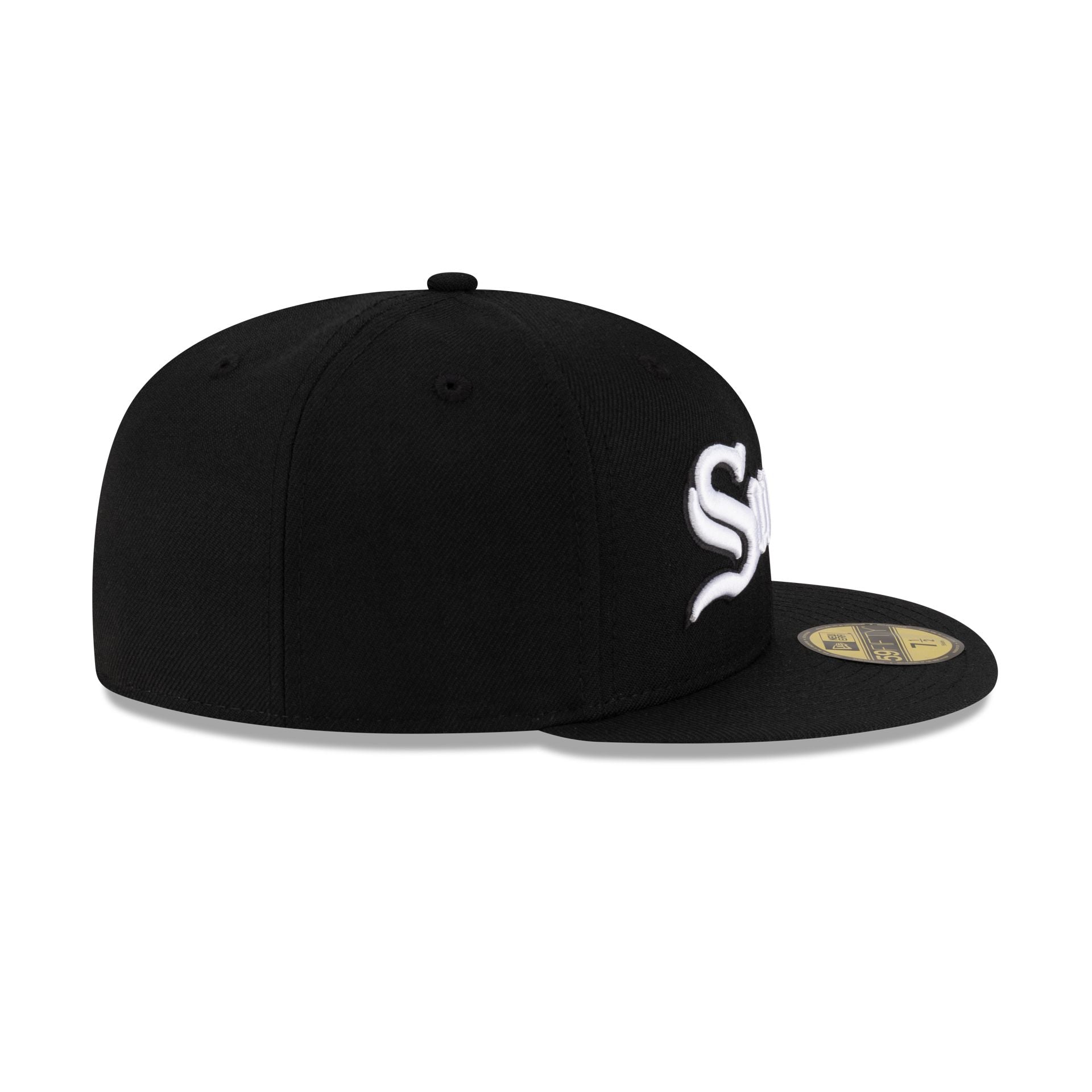 Just Caps Gothic Script Chicago White Sox 59FIFTY Fitted Hat