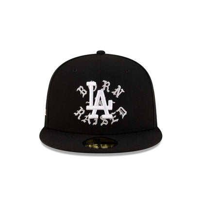 Born x Raised x Los Angeles Dodgers World Series Champions Black 59FIFTY Fitted Hat