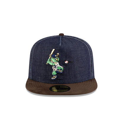Houston Astros Houston Pack Denim Orbit 59FIFTY A-Frame Fitted Hat