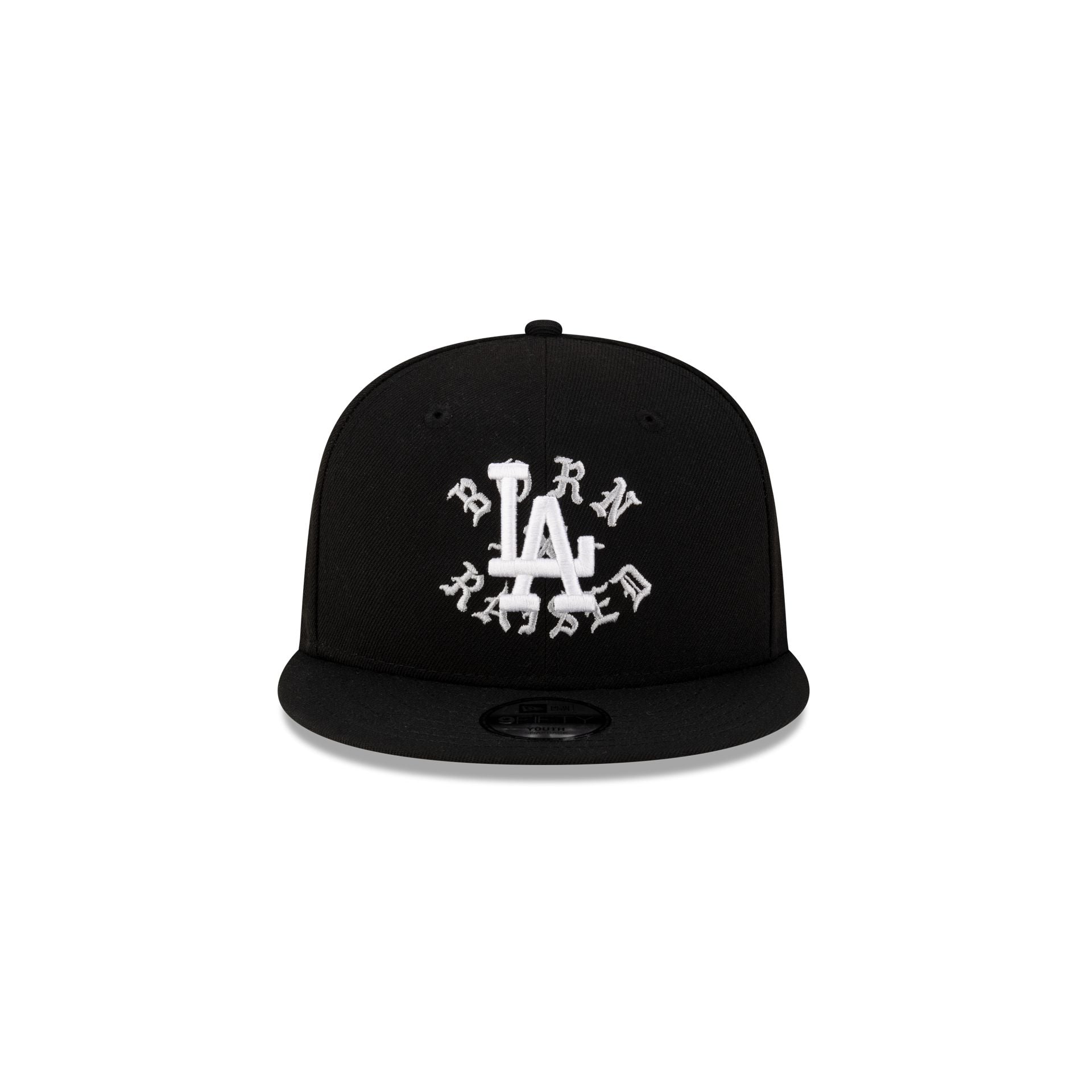 Born x Raised x Los Angeles Dodgers World Series Champions Kids Black 9FIFTY Snapback Hat
