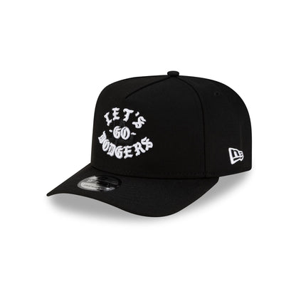 Born x Raised x Los Angeles Dodgers Let's Go World Series Black 9FIFTY A-Frame Snapback Hat